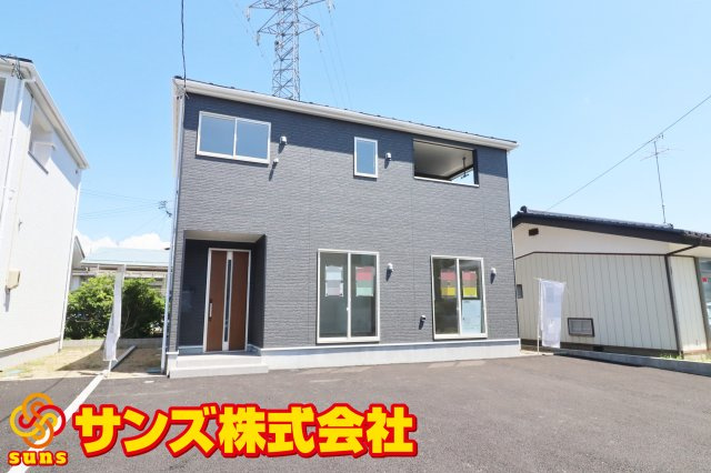 郡山市大槻町字針生金畑　　　３号棟　　　柴宮小学校、郡山第１中学区の外観|南西側から見た外観♪