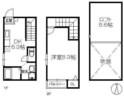 【間取り】 | クロステーション姪浜　★プライスホームなら仲介手数料が割引価格です！★