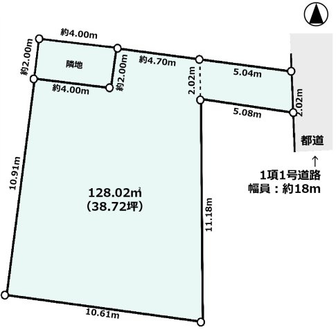 府中市若松町4丁目　京王線　東府中駅　売地の土地図