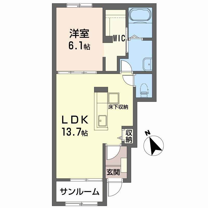 リーフⅡの間取り