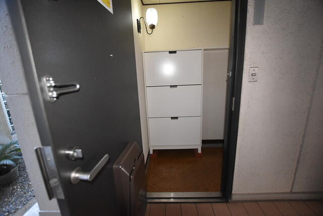 小金原第３コーポラスの玄関