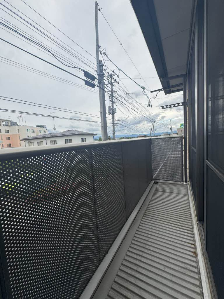 エスハイツのバルコニー