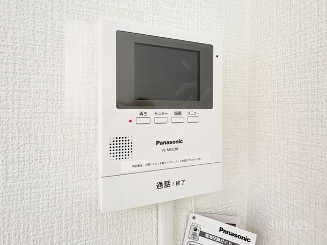 第二若木コーポのセキュリティ|モニター付インターホン完備☆