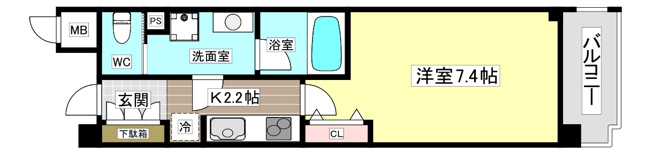 【間取り】 | フルール西宮北口