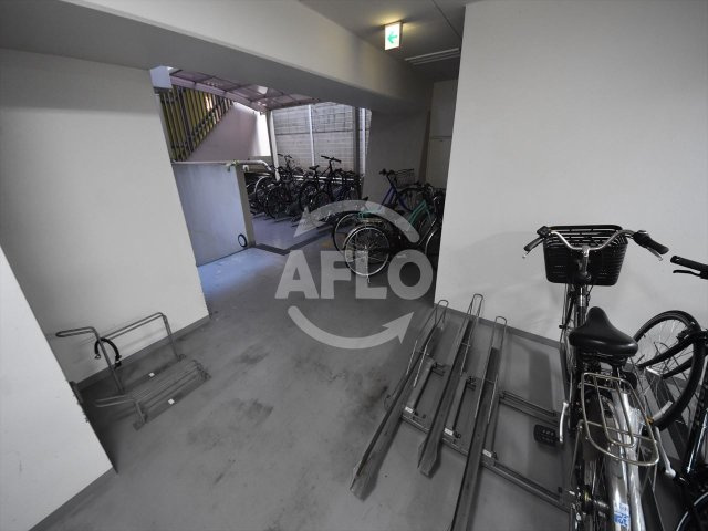 レインボーコート谷町五のその他共用部分|レインボーコート谷町五　駐輪場