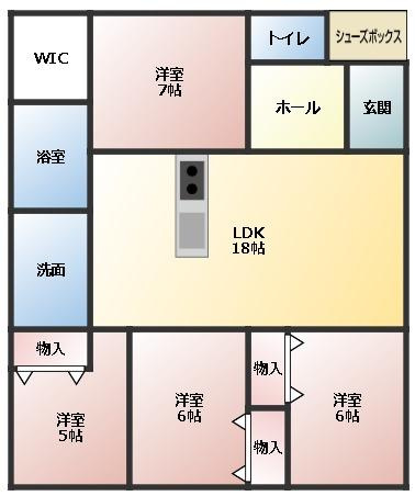 【間取り】 | 大網白里市南横川　中古戸建て