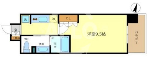 コンフォリア阿波座の間取り|コンフォリア阿波座　間取り