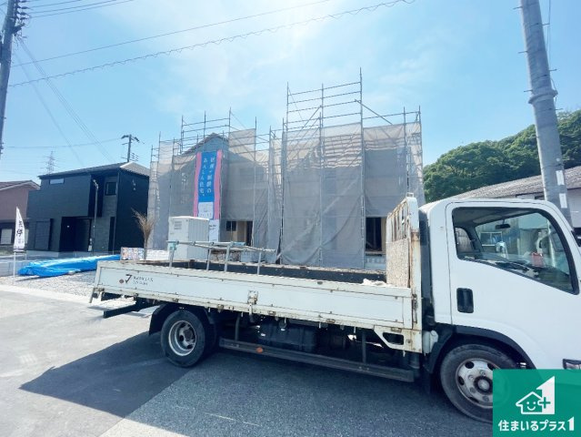 揖保郡太子町鵤　第7期　新築一戸建ての外観|現在の進捗状況です！順調に作業進行中、完成が待ち遠しいです！詳細の間取り等、お気軽にお問い合わせください！