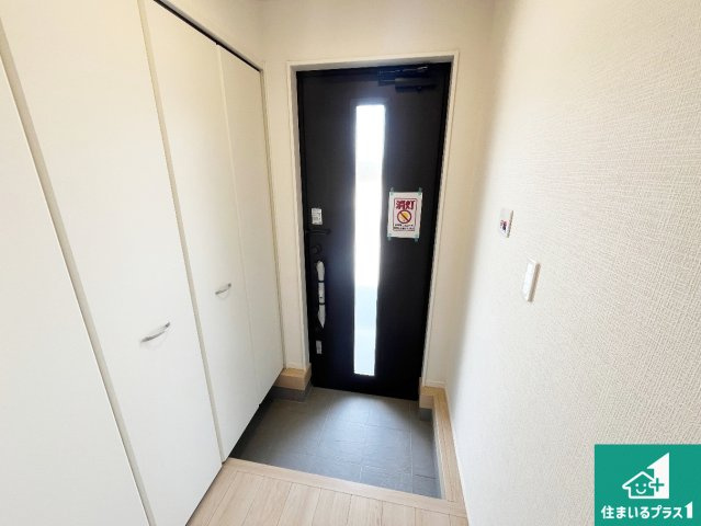 揖保郡太子町鵤　第7期　新築一戸建ての外観|周辺は落ち着いた街並みの住宅地！子育てがしやすい住環境です！まだ未完成ですが、現地でしかわからない事もございます。是非一度ご覧ください。