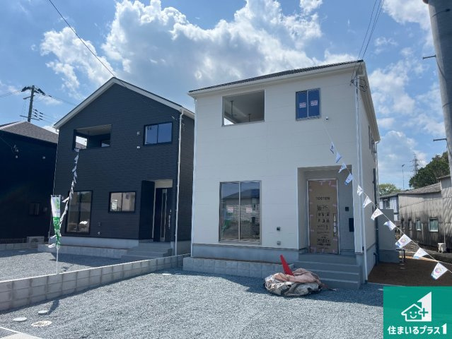 揖保郡太子町鵤　第7期　新築一戸建ての外観|現在建築中！落ち着いた街並みで新生活を始めることが出来そう！周辺の物件も併せてご紹介させて頂きます！