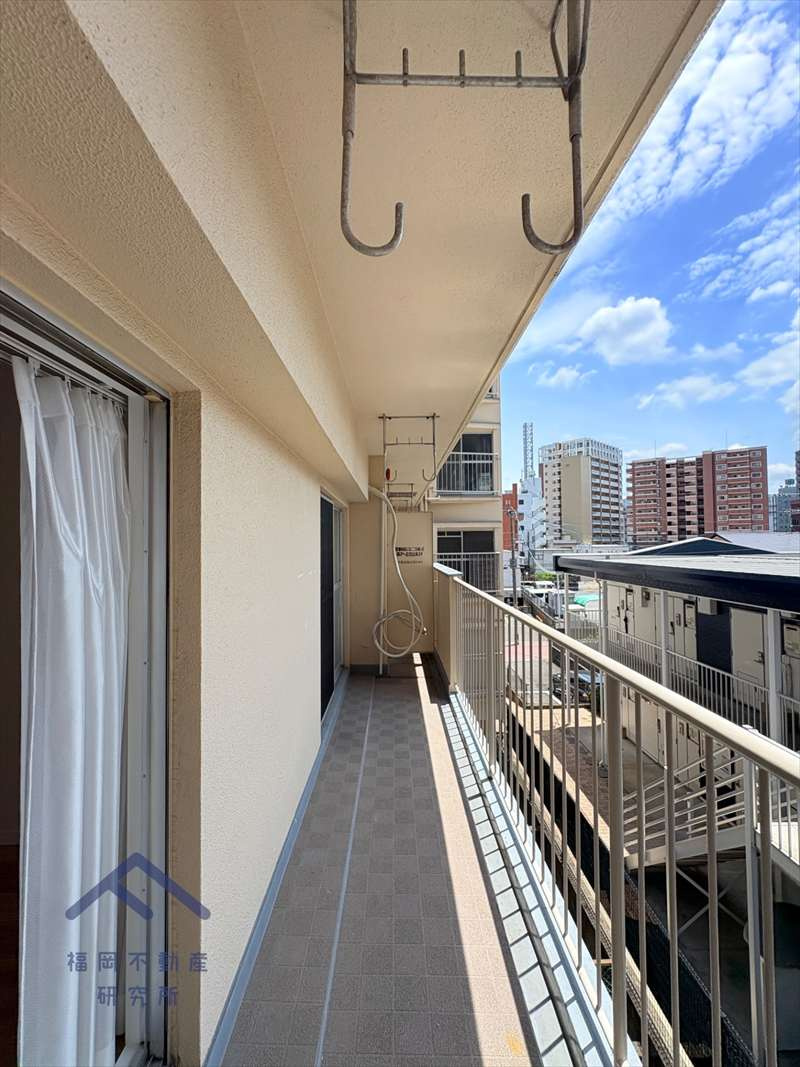 ロワールマンション南福岡のバルコニー