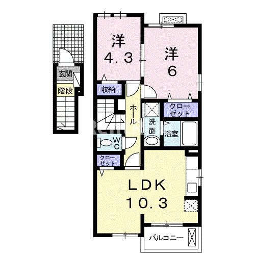 ルフレ　サージュの間取り|間取図