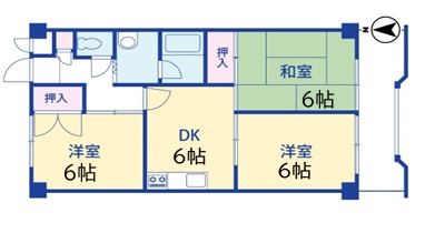 【間取り】 | 仲サンシャトー