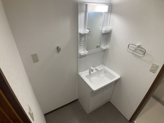 Cozy唐櫃Ⅳの洗面所|シャワー付きの洗面台