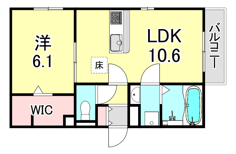 ユーフォリアの間取り