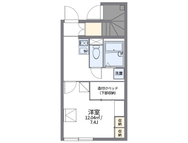 レオパレスエスピナカⅡの間取り