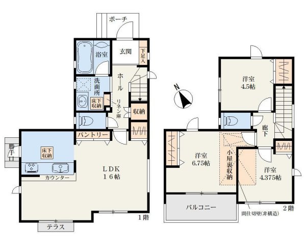 【間取り】 | 戸建て