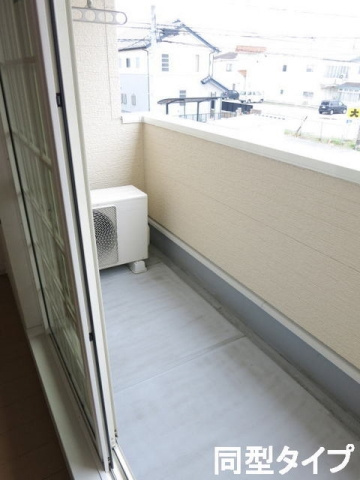 クラベールＡのバルコニー