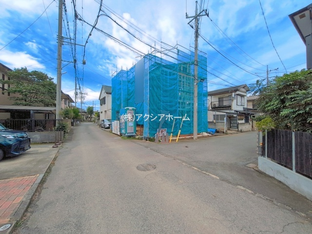 所沢市下安松・全1棟　新築一戸建　～長く安心して住める住宅～の前面道路含む現地写真|現地写真（2026年8月28日撮影）
