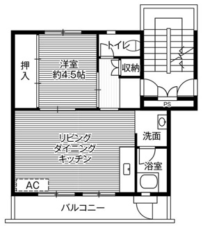 【間取り】 | ビレッジハウス関城2号棟