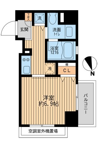 【間取り】 | クリオ戸越銀座弐番館