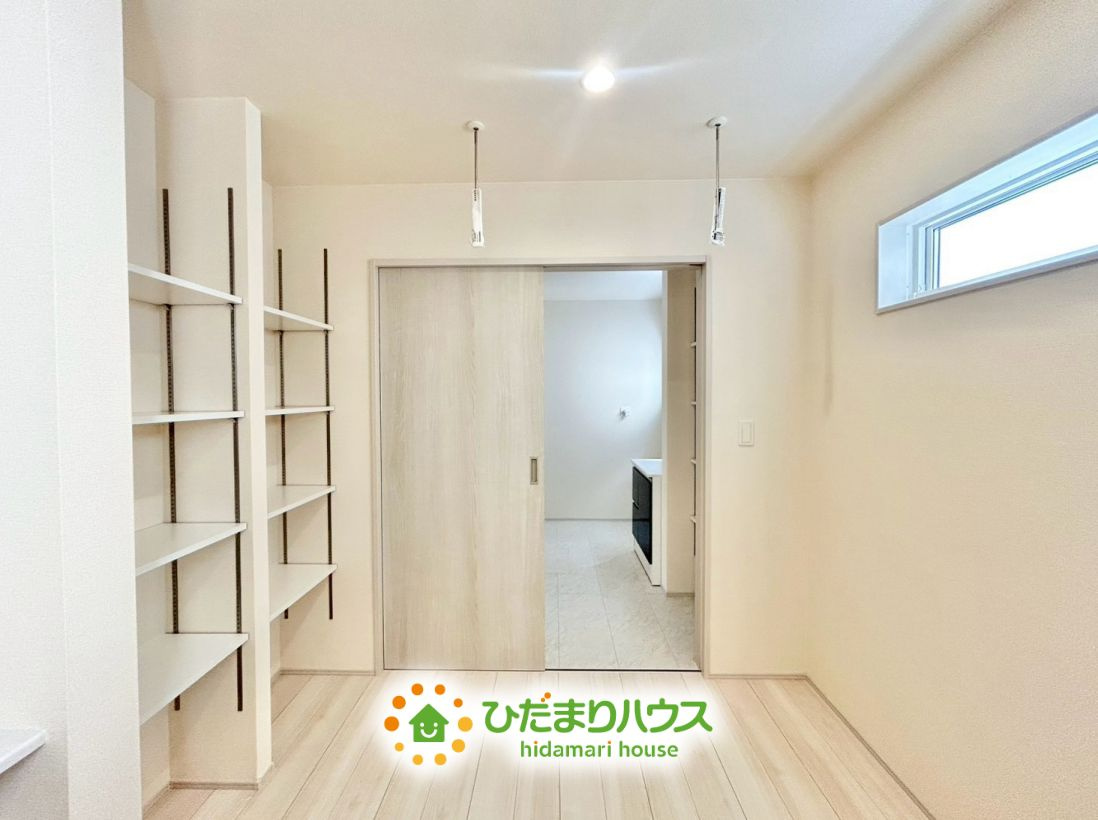 宮代町川端　新築一戸建て　04　リーブルガーデンのランドリースペース