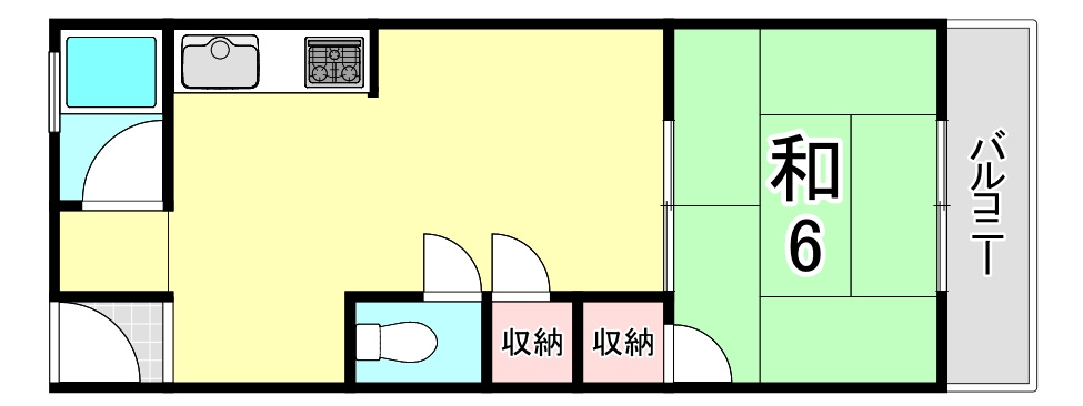 高木荘の間取り