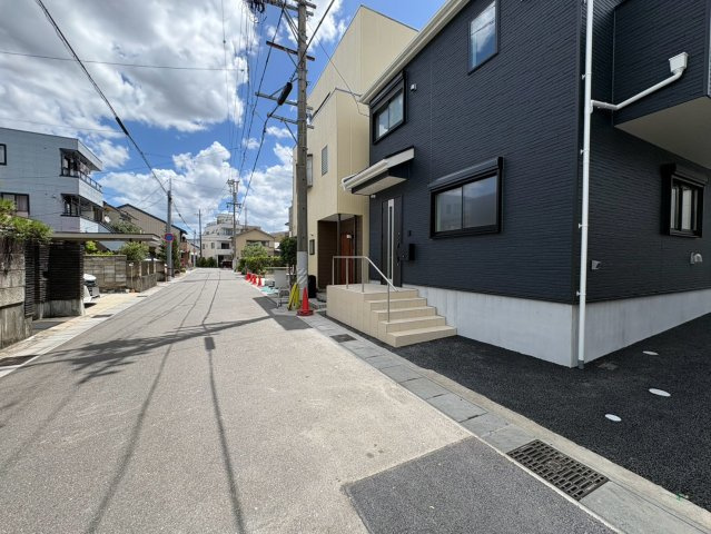 クワイエ　岐阜市青柳町第３　全１区画分譲の前面道路含む現地写真|■前面道路　■ヤマダ不動産　株式会社リライフ　
■夢のマイホーム購入をフルサポートします！