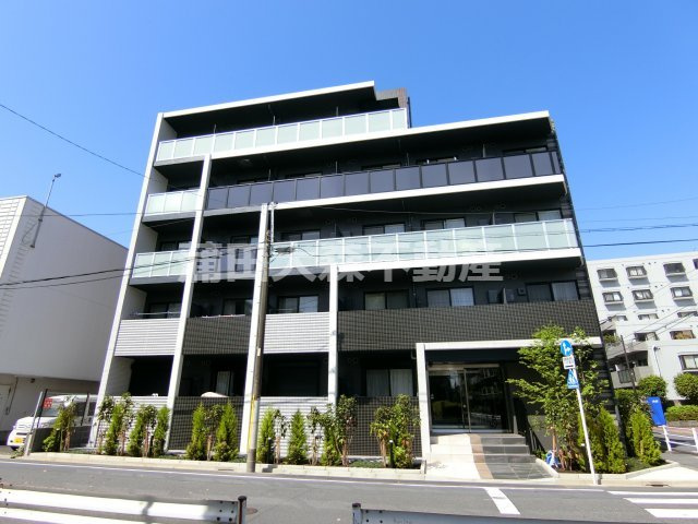 LUMEEDルミード羽田の外観|2023年1月築　RC鉄筋コンクリート造地上5階建て総戸数27戸　
東京都大田区西糀谷2丁目　京急空港線大鳥居駅徒歩10分