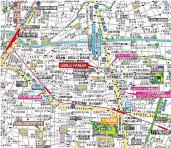 LUMEEDルミード羽田の地図