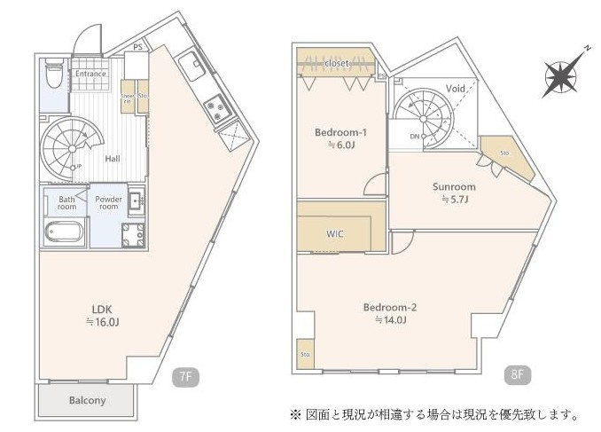 シャトレー渋谷の間取り