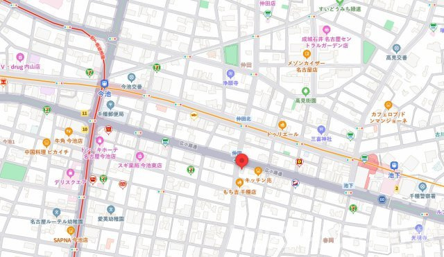 ＹＡＭＡＭＡＮ仲田ビルの地図