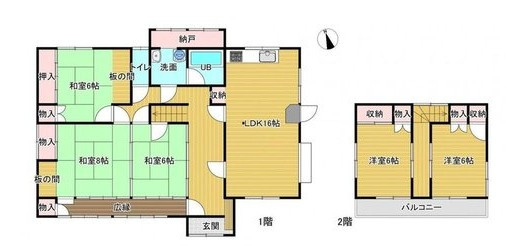 【間取り】 | 熊谷市弁財　中古住宅  