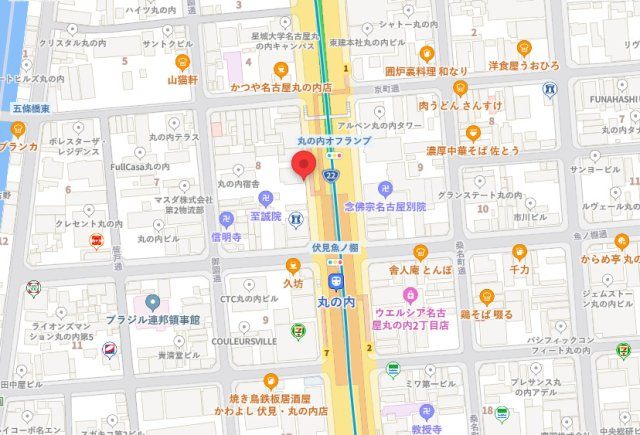L.Biz丸の内の地図