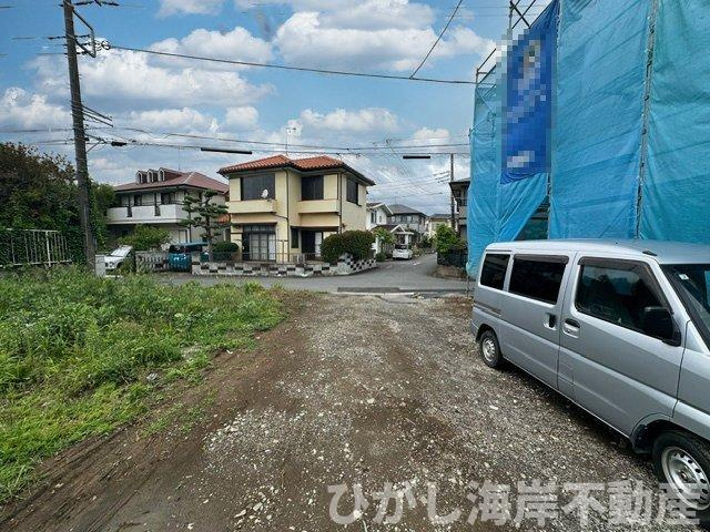茅ケ崎市香川４丁目　新築戸建　全２棟の外観|6月15日撮影　建築中　現地外観