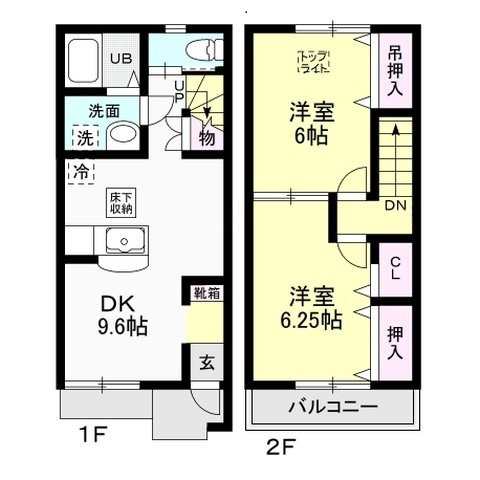 Ｃｉｅｌｏ  B（シエロ）の間取り