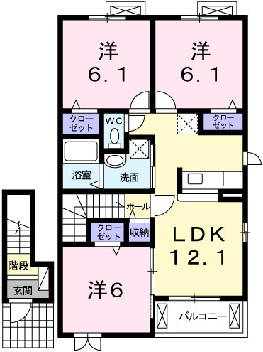 オヒア・レフアⅡの間取り
