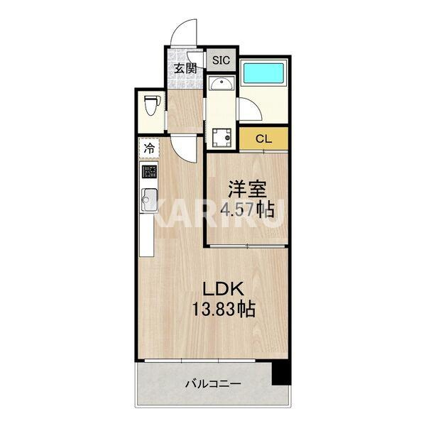 プレジオ今福鶴見の間取り