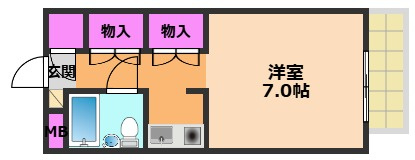 ビエラコート高槻の間取り