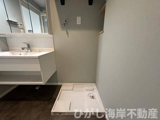ライオンズマンション辻堂西海岸のランドリースペース|新規リフォーム完了！　洗濯機置場