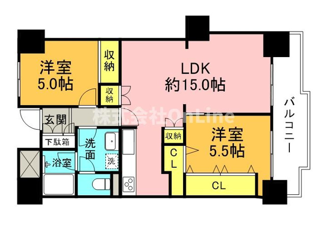 【間取り】 | ダイアパレス八尾本町