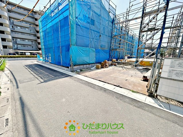 宮代町川端　新築一戸建て　05　リーブルガーデンの前面道路含む現地写真|2026/07/10　撮影