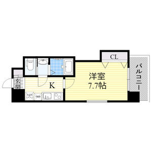 Luxe新大阪Ⅱの間取り