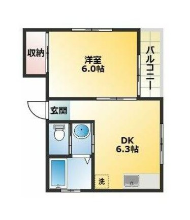 ピュアハウスＳＳ８の間取り|間取りです。