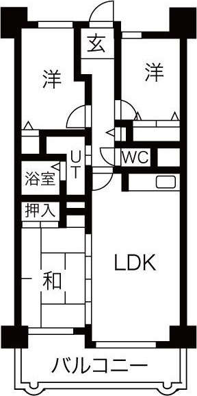 サワー・ドゥ住之江公園の間取り