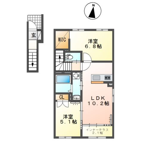 Urban Stagea春日Ⅰ（アーバンステージアカスガⅠ）の間取り