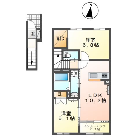 Urban Stagea春日Ⅰ（アーバンステージアカスガⅠ）の間取り