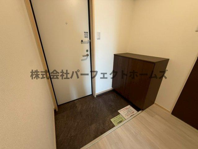 メゾンヴィオレ翔開の玄関|シンプルで使いやすい玄関です