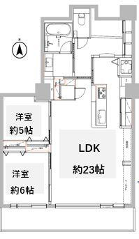 シティフロントタワーの間取り|100139587900_10.jpg
