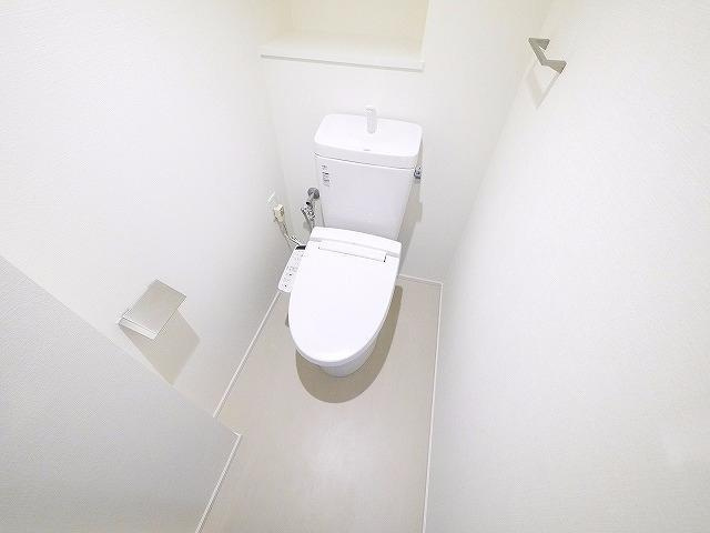 K-TERRACE学研奈良登美ヶ丘　南のトイレ|コンパクトで使いやすいトイレです